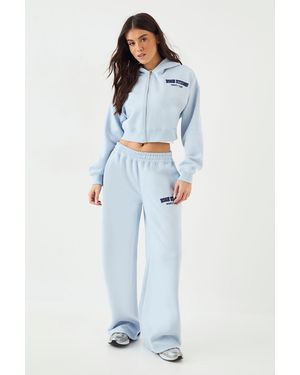 DSGN Studio Applique Straight Leg Jogger - Blue
