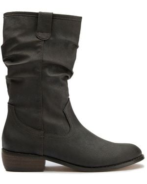 V.Gan Vegan Pruimen Western Laarzen - Zwart