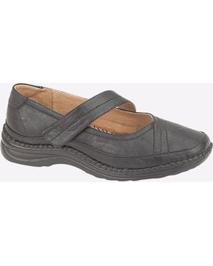 Boulevard Genesis Wide Fit Shoes - Grey
