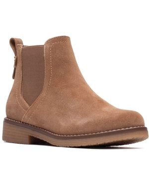 Hush Puppies Maddy Suede Light Tan Boots - Brown