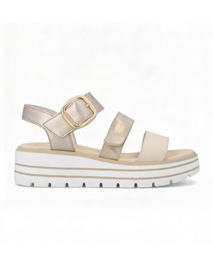 Remonte D3N50 Ankle Strap Sandals Leather - White