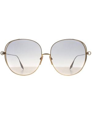 Dita Eyewear Round Palladium Light To Tan Gradient Arohz Metal - Brown