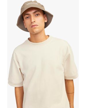 Jack & Jones Vesterbro Bucket Hat Fields Of Rye - White