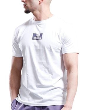 Weekend Offender T Shirts Height Crew Neck Short Sleeve Cotton Summer New - White