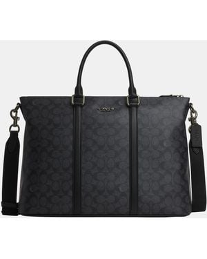 COACH Caleb Work Bag - Black