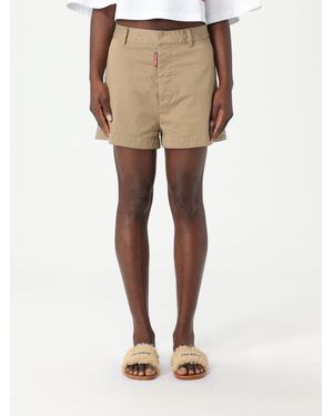 DSquared² Cotton Shorts - Natural