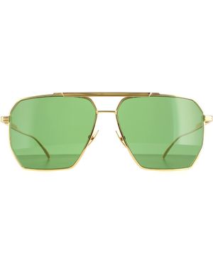 Bottega Veneta Square Bv1012S Metal (Archived) - Green