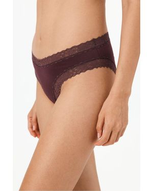 Penti Comfy Cotton Slip Briefs - Brown