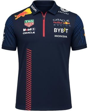 Castore Bull Racing F1 Team Formula Polo Shirt Polyamide - Blue