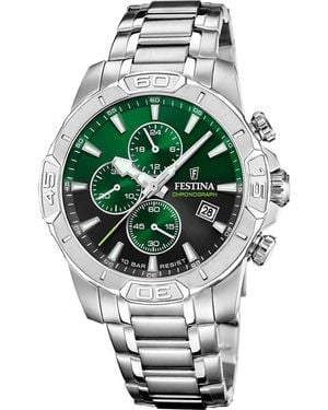 Festina F20704-5 Timeless Chronograph Watch - Grey