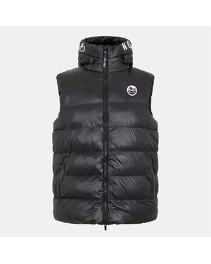 Born Rich Karns Hooded Solid Patterned Puffer Coat With Zipped Pocket - Black