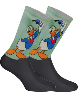 Jenes Socks Elastic Printed Long - Blue