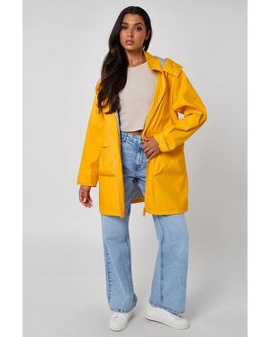 Urban Bliss Rubberised Raincoat - Yellow