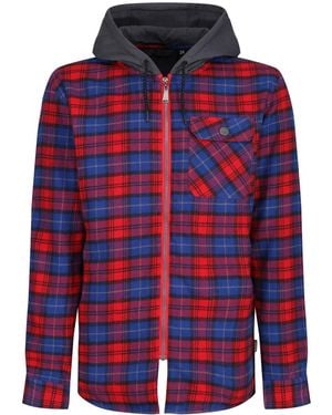Regatta Tactical Siege Checked Jacket (Classic) - Red
