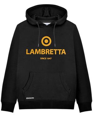 Lambretta Target Logo Hoodie - Black