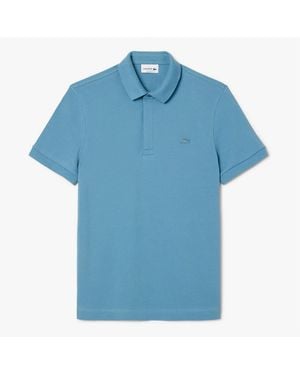 Lacoste Fit Paris Stretch Piqu¿ Polo Shirt - Blue