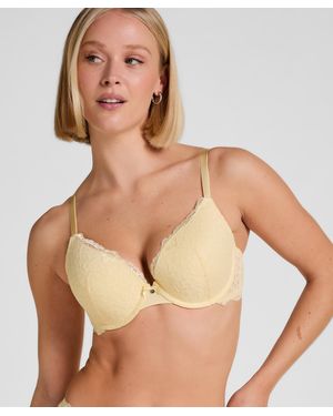 Hunkemöller Marine Padded Push-Up Underwired Bra - Brown