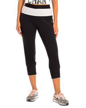 Zumba Sports Pirate Trousers With Elastic Waist Z1B00253 - Black