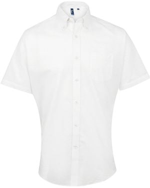 PREMIER Signature Short-Sleeved Shirt - White