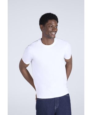 Mountain Warehouse 'Icon' Tee Cotton Slim Fit Everyday Comfy Casual T-Shirt - White