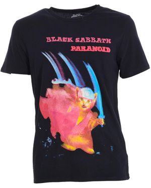 ELEVEN PARIS Paranoid 17S1Ts234 Short Sleeve T-Shirt - Black