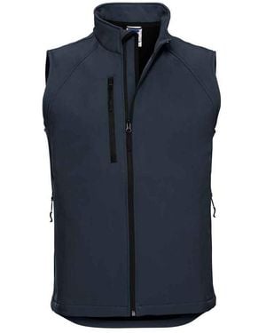 Russell Softshell Gilet (French) - Blue