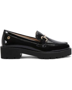 Carvela Kurt Geiger Leather Snap Chunky Loafers - Black