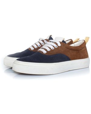 Closed Gesloten Suède Sneakers - Blauw