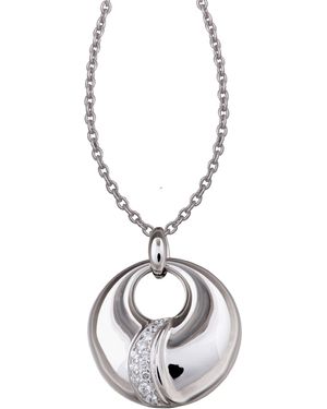 Orphelia 925 Sterling Pendant With Chain - Metallic