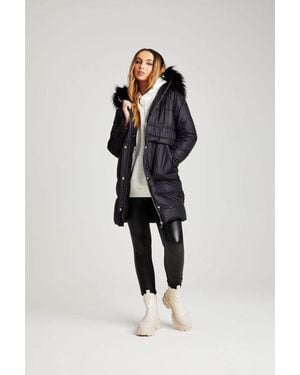 Urban Bliss Stockholme Padded Puffer Jacket - Black