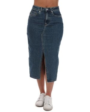 ONLY Siri Denim Skirt - Blue
