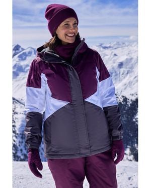 Mountain Warehouse Ladies Moon Ii Ski Jacket () Material_Polyester - Blue