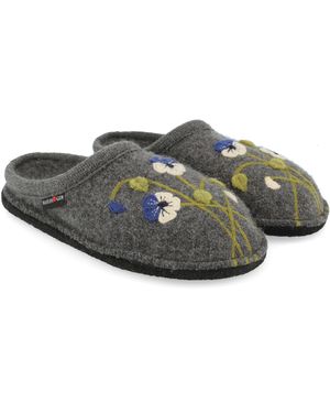 Haflinger Viola Slippers Anthracite - Grey