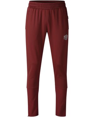 Umbro Pro Training Tracksuit Bottoms (Cabernet) - Red