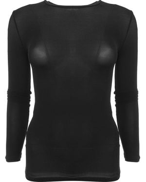 Max Mara T-Shirts/Long Sleeve - Black