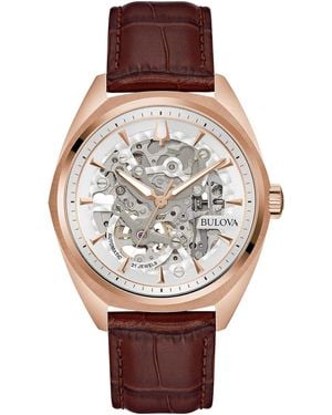 Bulova Surveyor Watch 97A175 Leather - Brown
