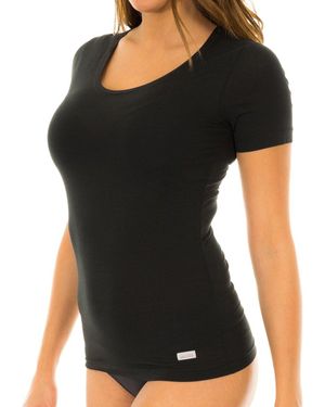 Abanderado Termaltech T-shirt Met Korte Mouwen P01bu - Zwart