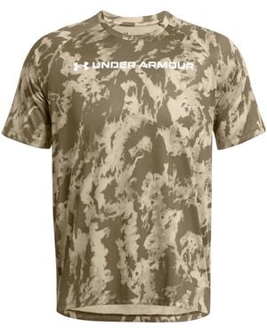 Under Armour Tech Camo Regular Fit T-Shirt - Green