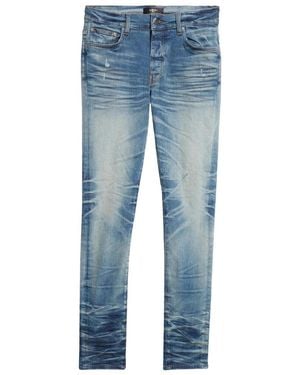 Amiri Stack Jean Honeycomb - Blue