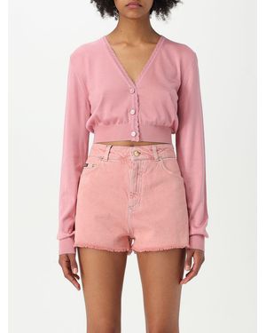 Dolce & Gabbana Cropped Knit Cardigan - Pink