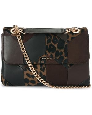 Carvela Kurt Geiger Large Rosa Chain Shoulder Bag - Black