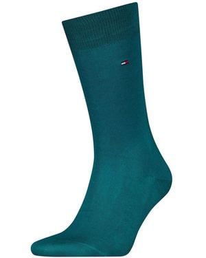 Tommy Hilfiger 3 Pack Long Crew Socks - Green