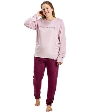 Munich Long Sleeve Pyjamas Mudp0302 - Red