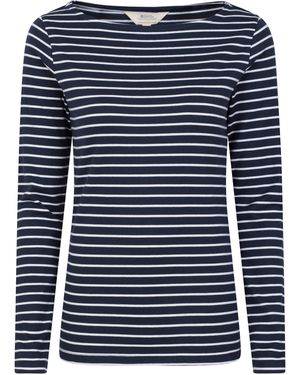 Mountain Warehouse 'St Ives' Top Cotton Crew Neck Breathable Summer Casual Tee - Blue