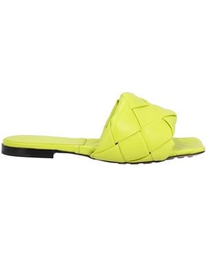 Bottega Veneta Sliders - Yellow