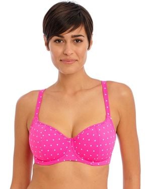 Freya Jewel Cove Sweetheart Bikini Top - Pink