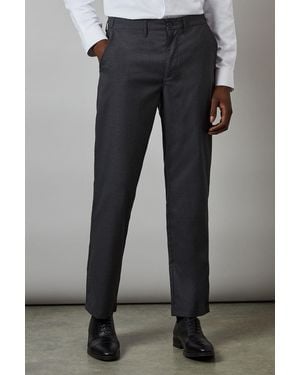 MAINE Textured Stretch Smart Chinos - Black