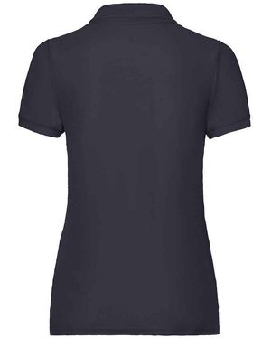 Fruit Of The Loom Dame Fit Piqué Polo Shirt (deep Navy) - Blauw