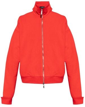 DSquared² Logo Tape Track Jacket Cotton - Red