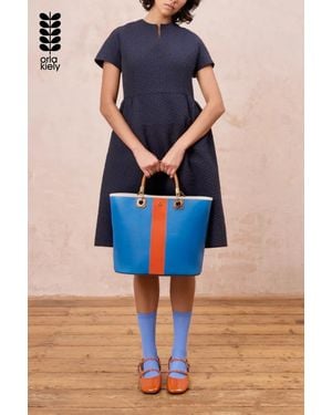 Orla Kiely Smile Tote - Blue